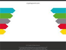 Tablet Screenshot of cryptogrand.com